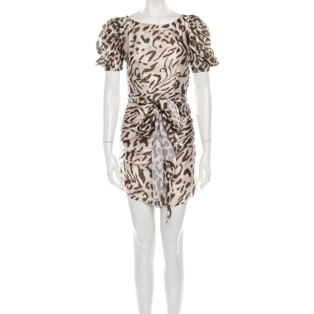 Hemant and Nandita Cheetah print dress